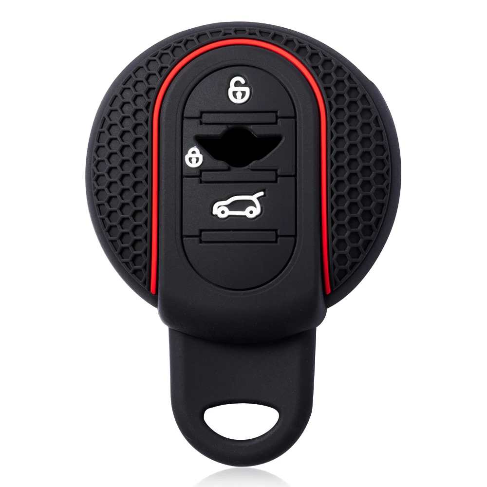 New Silicone Key Fob Cover Key Protection Case for BMW MINI COOPER S ONE JCW F54 F55 F56 F57 F60 CLUBMAN COUNTRYMAN Accessories - view 4