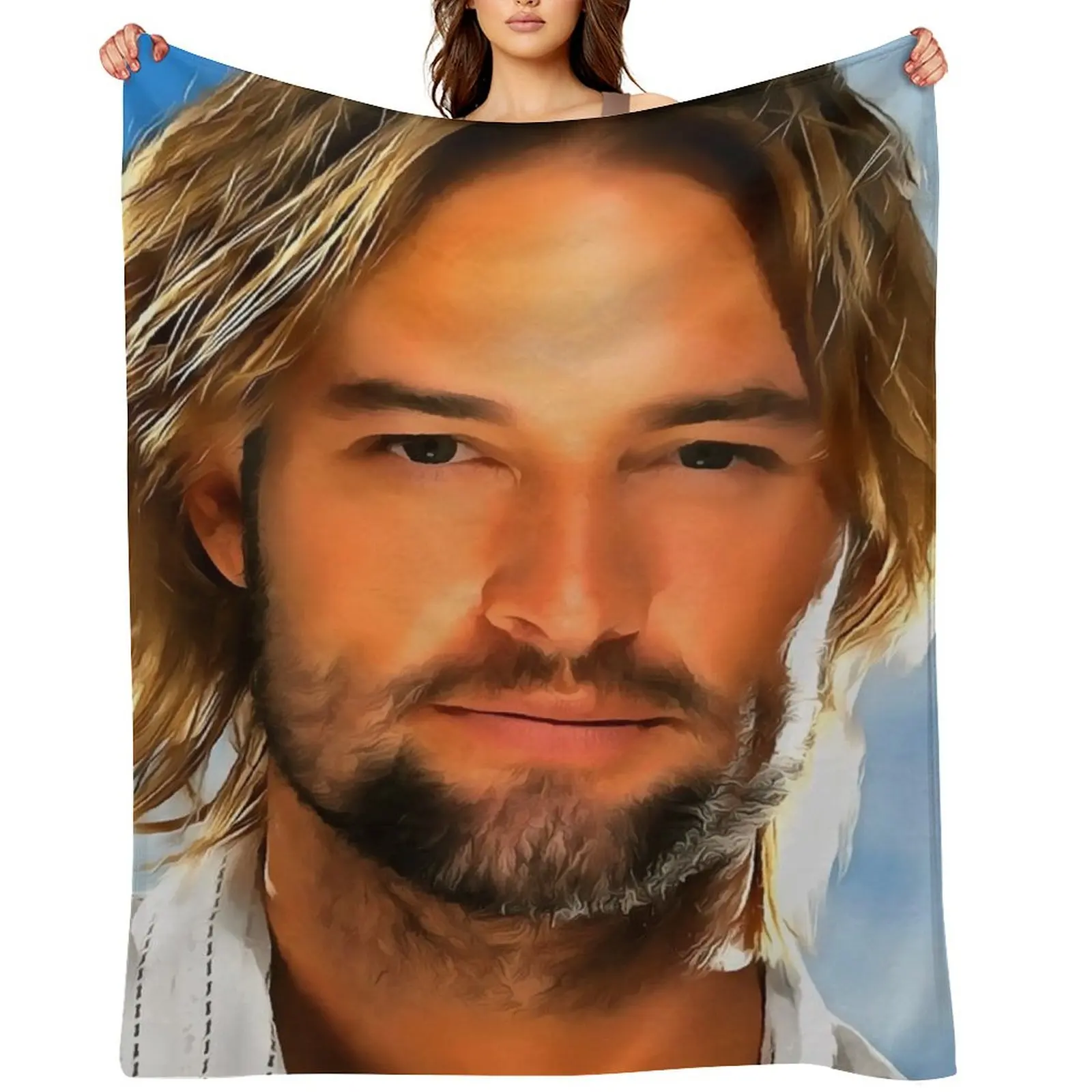 

Josh Holloway (Painting) Throw Blanket christmas decoration Hairy Luxury St Loose Blankets
