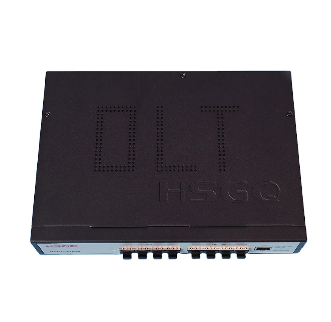 HSGQ-E04M ma5608t 4 pon epon used olt dasan c320 fiber optic ftth mini epon 4 port olt