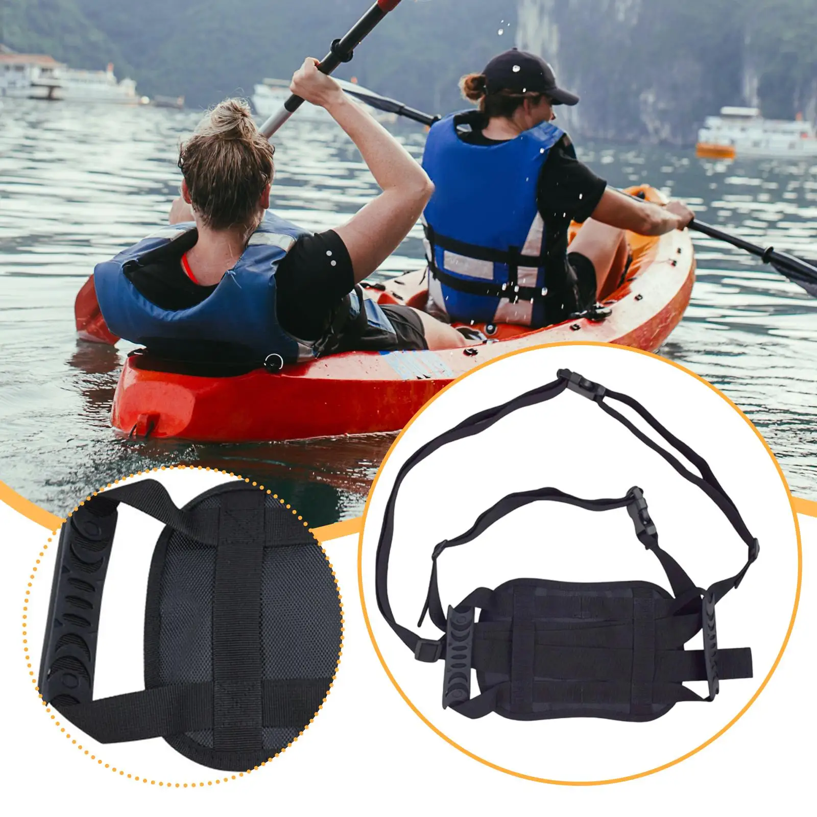 

Motorcycle Passenger Safety Belt Accessories Multipurpose Back Seat Handle