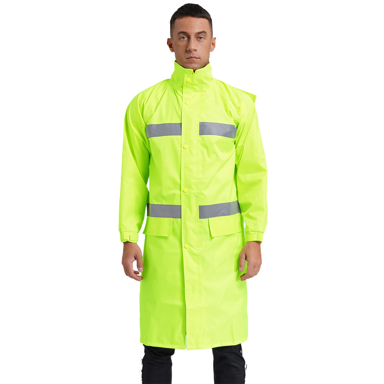 Adult Mans Womens Halloween Street Cleaner Cosplay Costumes Jacket High Quality Sustainable Waterproof Raincoat Camping Hiking