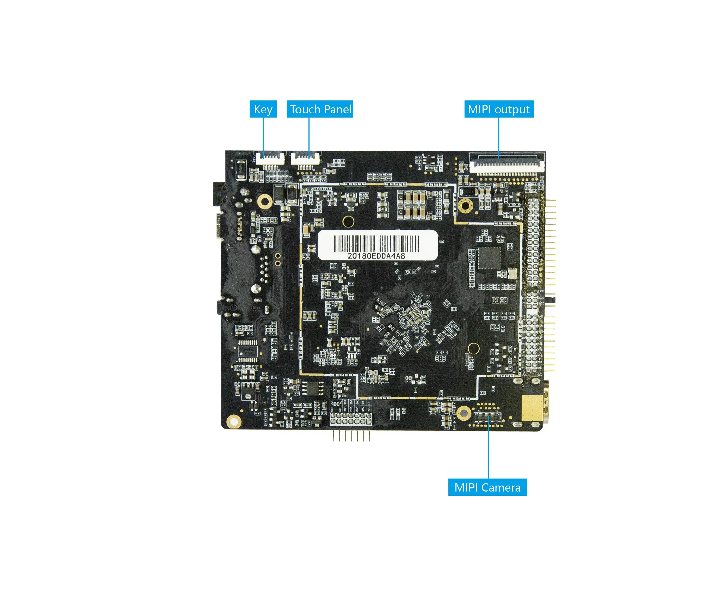 Android 11 RK3566 4+64GB Mini Rmbedded Board NPU 1.0 Top AI Using for Interactive Kiosk