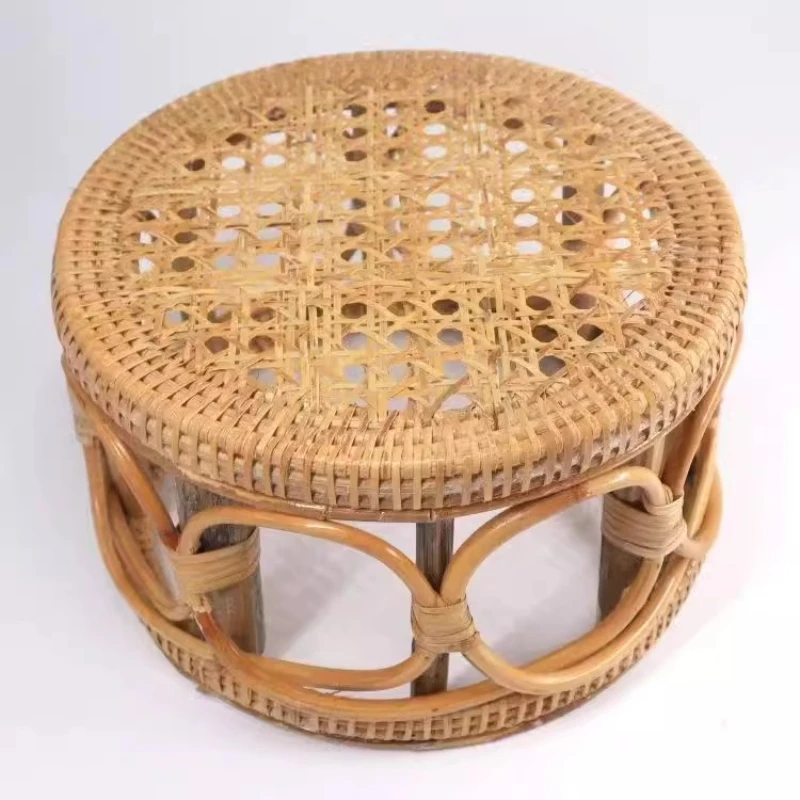 สตูลหวายแฮนด์เมด, สตูลขั้นบันไดข้างโซฟา, ม้านั่งขนาดเล็กพม่า, สตูลตกแต่งห้องนั่งเล่น, สตูลรองเท้าเด็ก