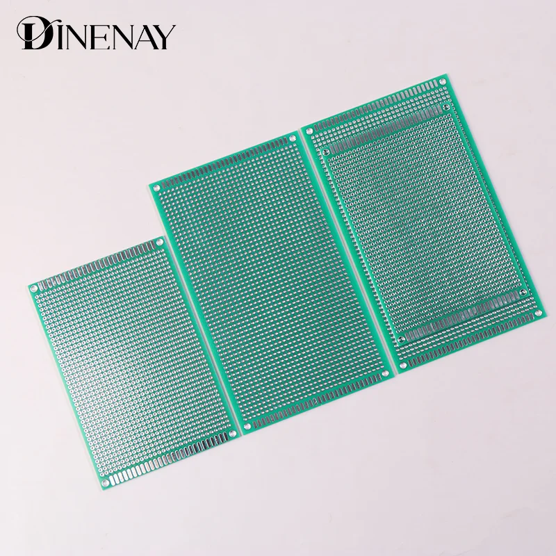 8*12/9x15 ซม.แผ่นต้นแบบ 2 ชั้น 9*15 ซม.แผง Universal BOARD DOUBLE SIDE 2.54 มม.สีเขียว