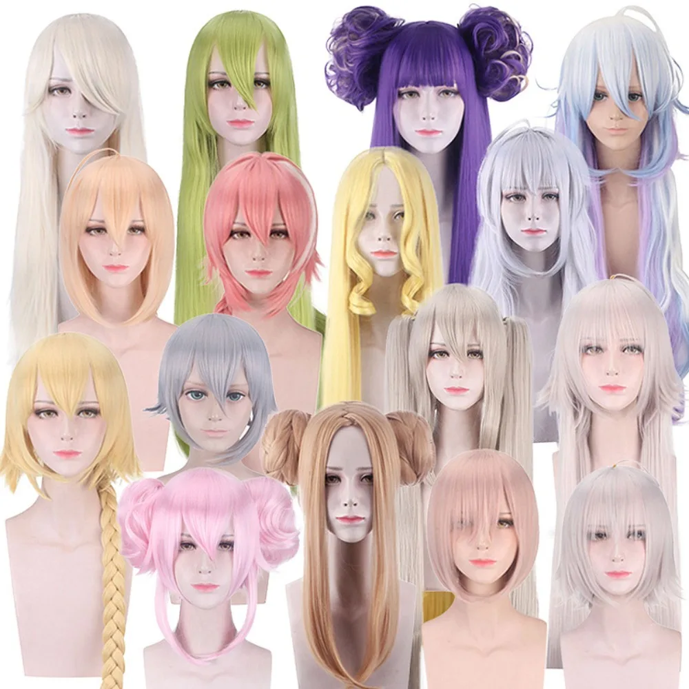 

Парик для косплея FGO Jeanne Alter Astolfo Merlin Illya, длинные короткие волосы, костюм персонажа Fate Grand Order, парик