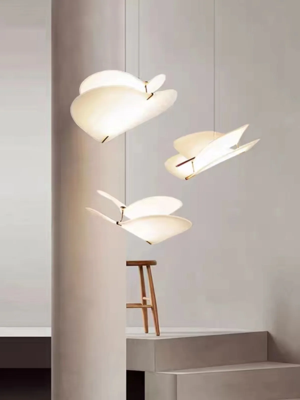 الشمال نمط غرفة الطعام ضوء قلادة بسيطة الحديثة طاولة طعام ضوء غرفة المعيشة غرفة نوم معلقة خط ضوء مصباح للزينة #5