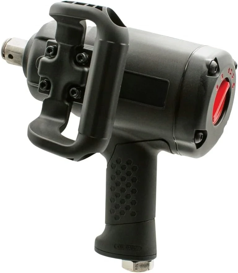 أدوات تعمل بالهواء المضغوط 1870-P 1 بوصة مفتاح ربط بمقبض مسدس مركب فائق التحمل 2,100 قدم-رطل