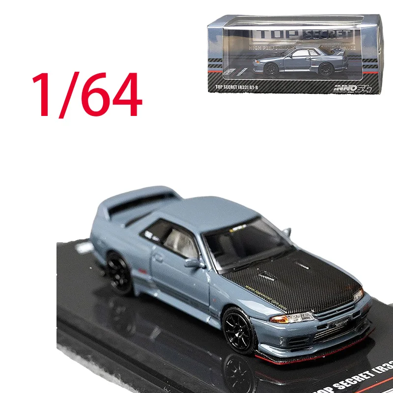 

INNO Diecast 1/64 Scale TOP SECRET R32 GT-R Stealth Alloy Car Model Toys for Boys Gift Collection Display