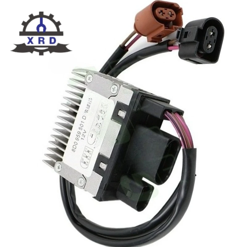 

for Audi A4 A6 S4 1999-2006 8D0959501D Fan Resistance Speed Control Module Fan Control Module 8D0 9595 01D 8D0959501B