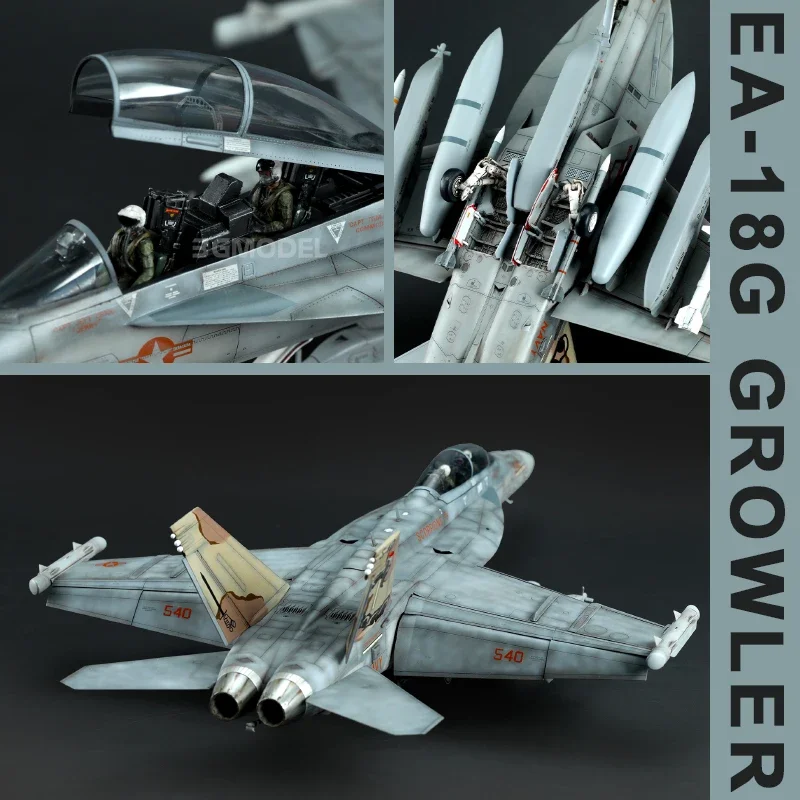 Meng-plástico montado Aircraft Model Kit, LS-014, Boeing, EA-18G, ataque de guerra eletrônica, 1/48