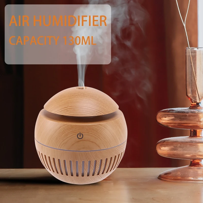 130Ml Air Humidifier USB Aroma Diffuser Electric Essential Oil Diffuser For Home Aromatherapy
