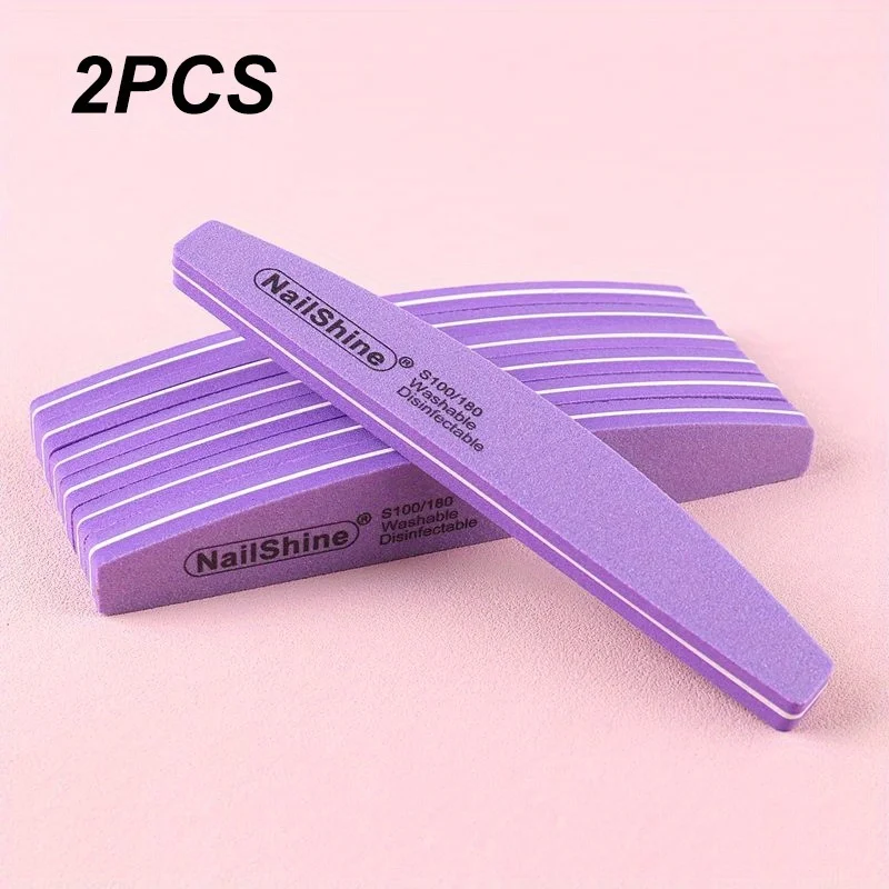 2/5/10PCS Professionele dubbelzijdig Nagelvijl Blok Kleurrijke Spons Nagellak Buffing Schuren Buffer Strip polijsten Pedicure
