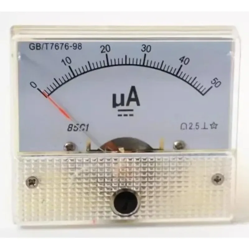 85C1-50UA 100UA 200UA 500UA DC ammeter microampere meter