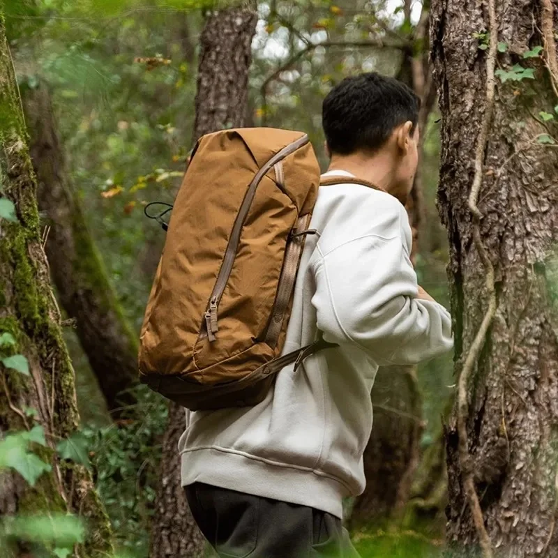 Backpack Hiking Trekking X-Pac Water-Resistant 25L Large Capacity Casual Travel Commuting Multifunctional Men Daypack Durable