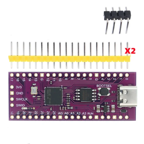 RP2040 Core Board Compatible with RP2 Raspberry Pi Pico Micropython type-c port 4MB 16MB Module with RGB LED