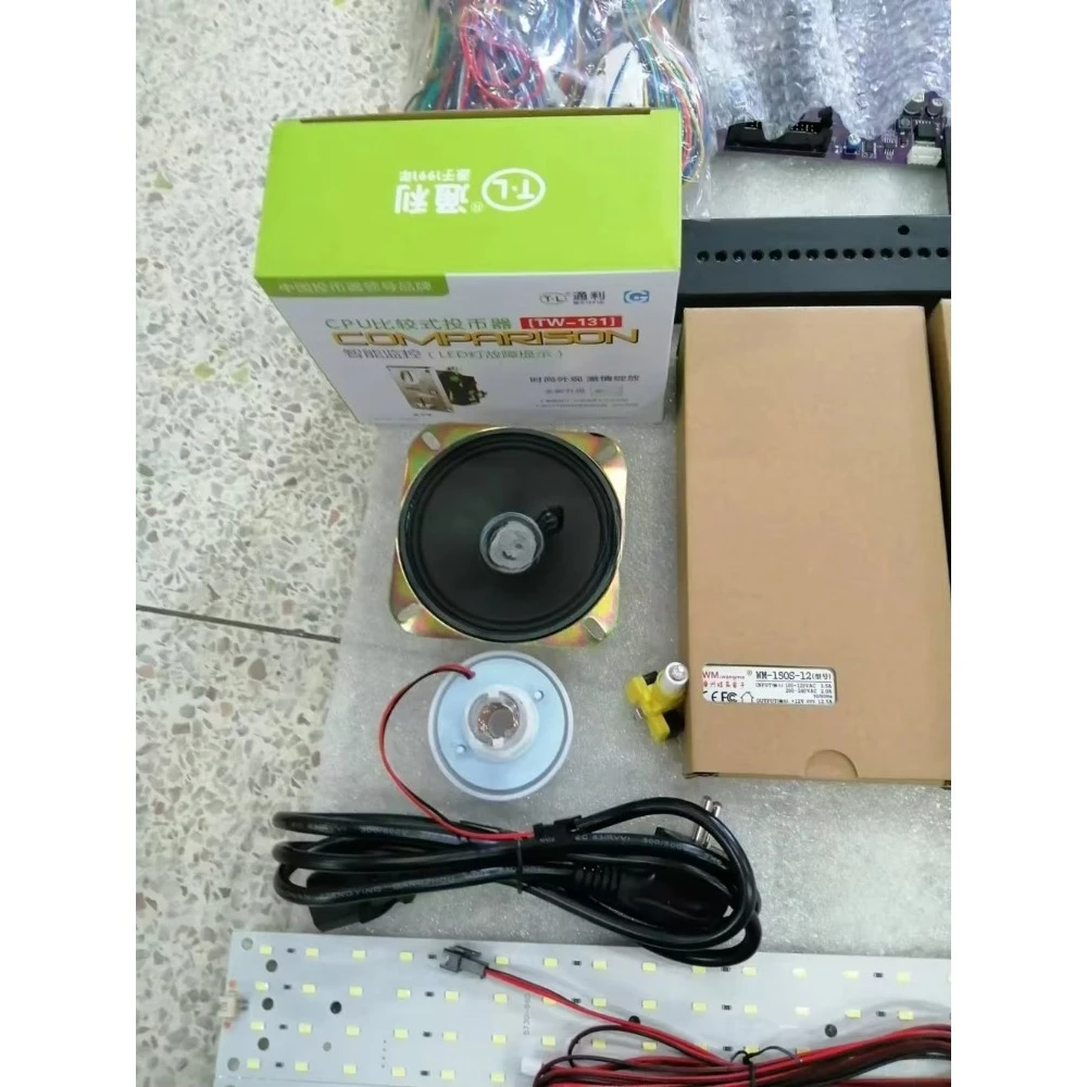 PHHot Sale Arcade DIY Gift Machine Kit Coin 60 Clips Prize Vending Machine Accessories Kit