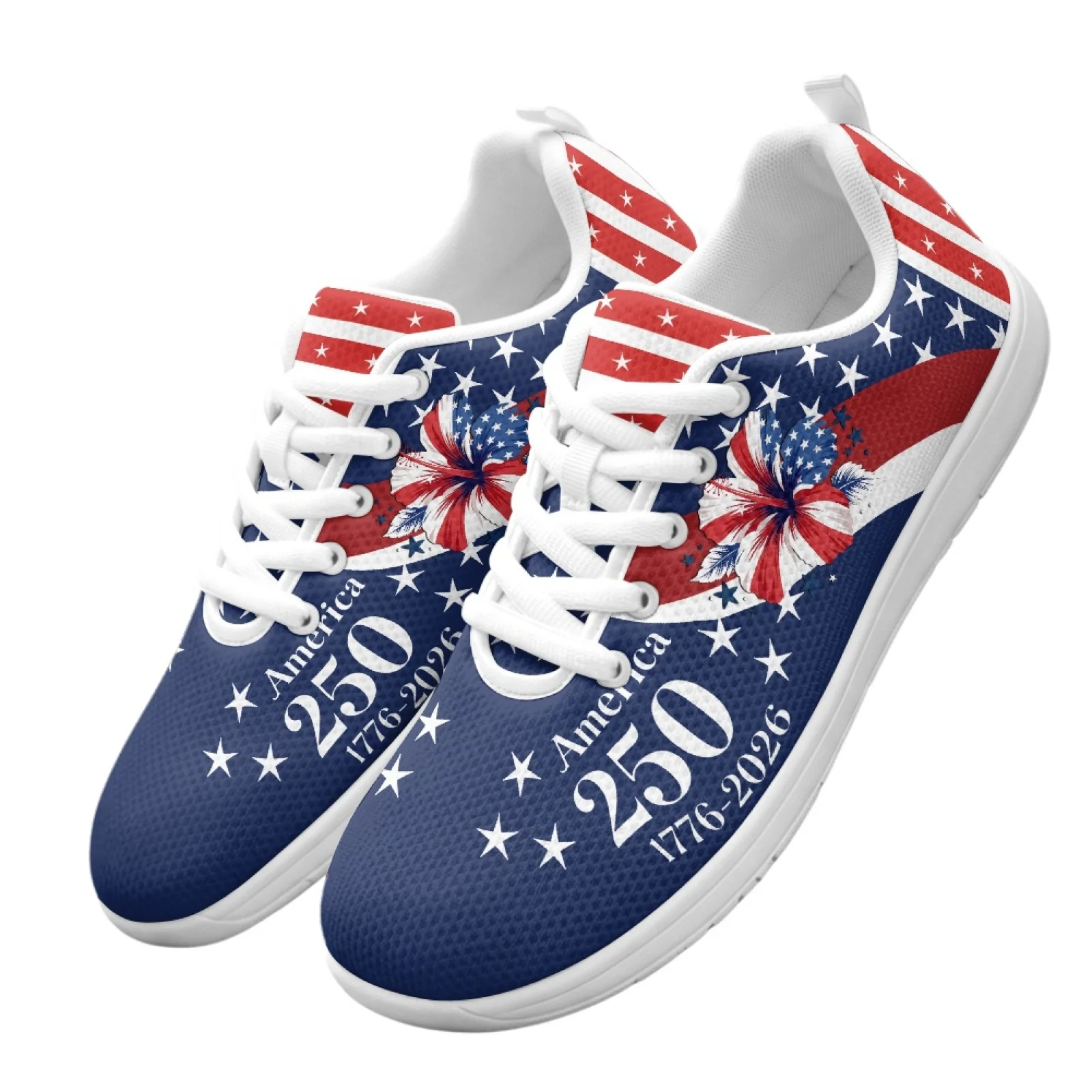 

XIXIRIMIDO 4th of July Strappy Wide-Toed Shoes Women'S Casual Shoes Men'S Commuter Sneakers Outdoor Sport Shoes Breathable 36-46