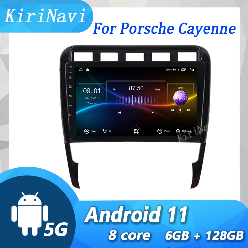 Kirinavi Android 13 For Porsche Cayenne 2002-2010 Auto Radio Car Dvd Multimedia Player GPS Navigation Autoradio Video Stereo 4G