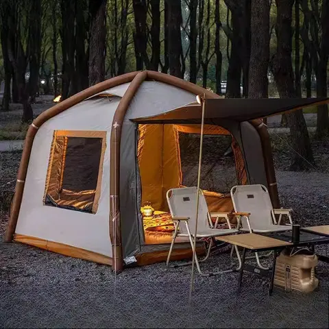 Automatic Instant Inflatable Camping Tent Portable Foldable Quick Setup Family Beach Kids Waterproof Windproof Lightweight