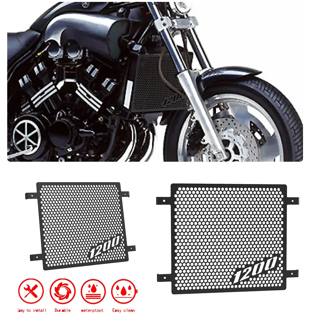 Motorcycle FOR YAMAHA V-MAX VMAX 1200 1985-2006 2007 Accessories Radiator Guard Protector Grille Covers V MAX Vmax1200 V-MAX1200