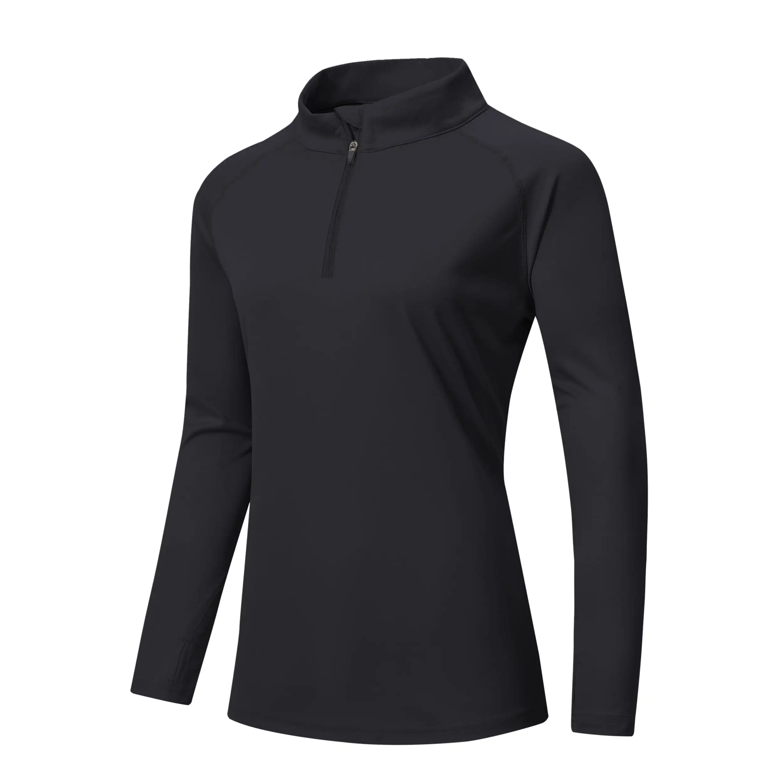 Women UPF 50+ Rash Guard Sport Shirt Lightweight Long Sleeve 1/4 Shirt Fishing Swim Workout Shirt Beach Outdoor SPF UV T-shirt