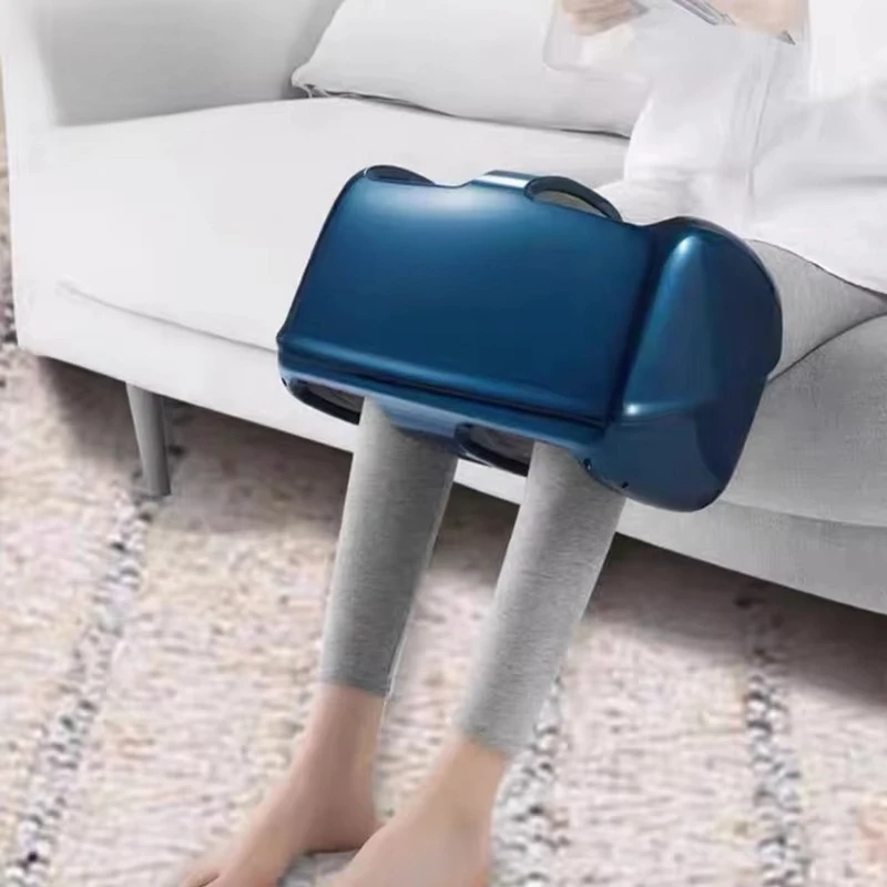 Detachable Leg Foot Massager with Heat 10 Airbags 360° Rotation Removable Washable Cover for Home & Office