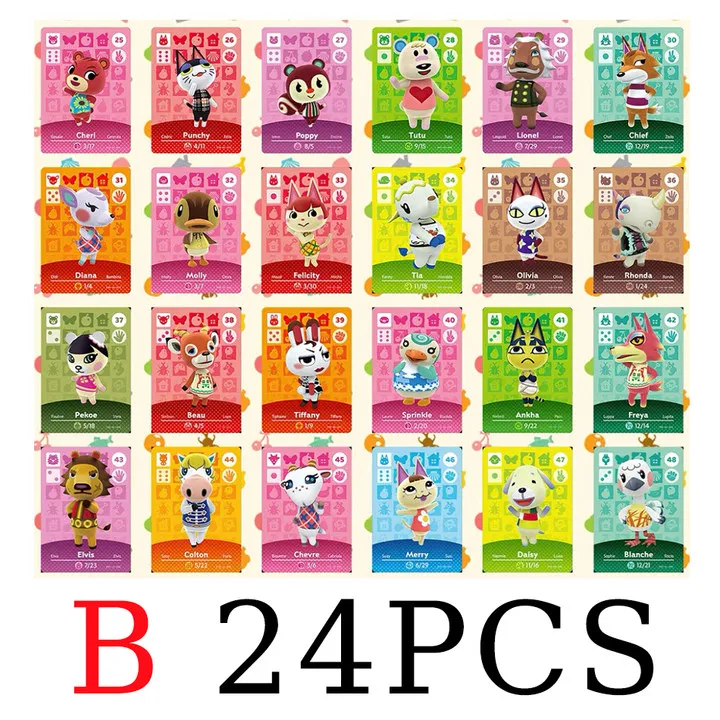 2025 nouvelle carte Amxxbo chaude 001-400 Animal Crossing nouveaux Horizons Amxxbo nouvelle carte feuille NS commutateur carte nfc