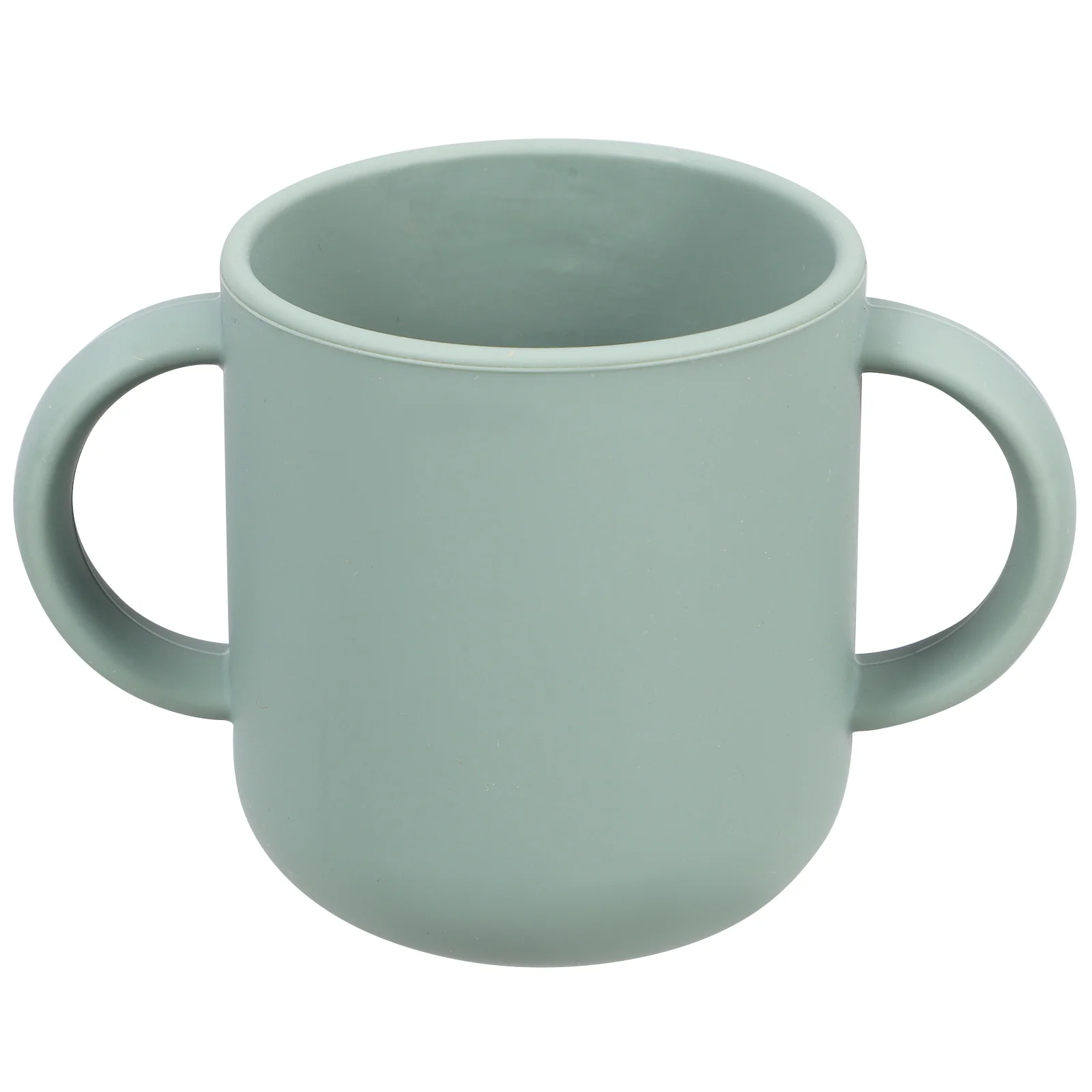 

Silicone Training Double Handle Water Drinking For Toddlers Baby Learner Milk Tea Infant Open Cup Kids Cup