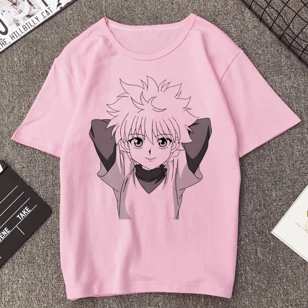 Hunter x Hunter tshirt girl baddie anime cutecore clearance sales gothic t-shirt streetwear cutecore jojifuku goth manga