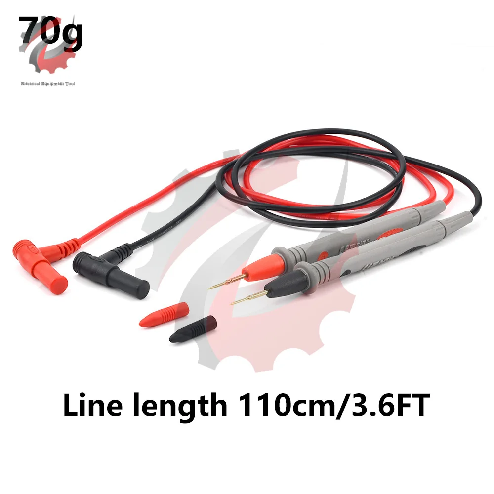 110cm Universal Probe Test Leads Pin for Digital Multimeter Needle Tip Meter Multi Meter Tester Lead Probe Wire Pen Cable 20A