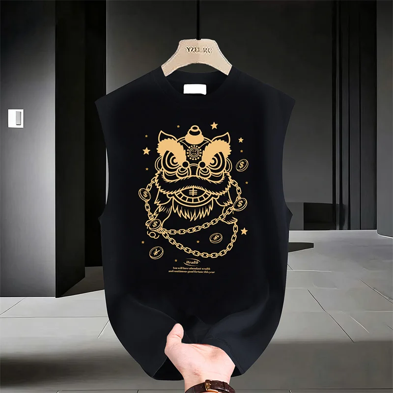 

Мужская универсальная футболка с принтом тай-дай для бега и фитнеса, летняя модная спортивная майка без рукавов для активного отдыха