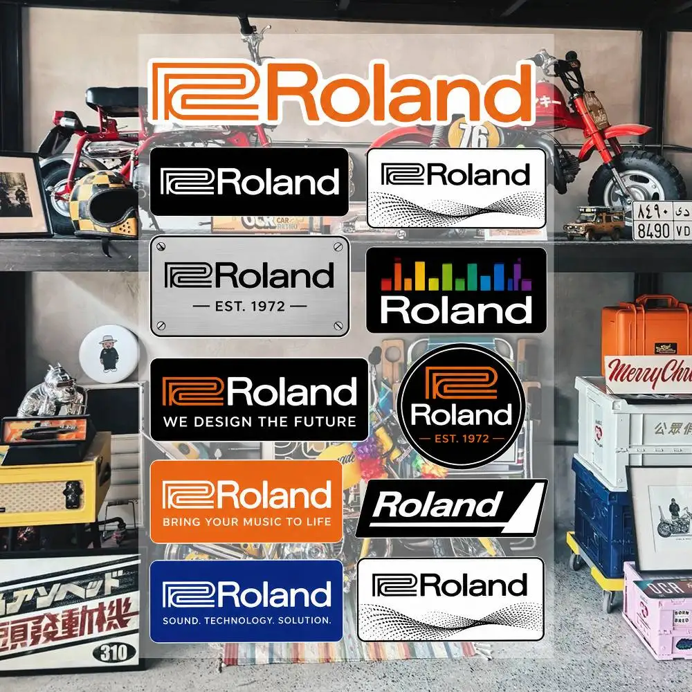 R-olA-nd Waterproof Vinyl Stickers for Car Motorcycle Bike Skateboard Laptop Bottle Phone