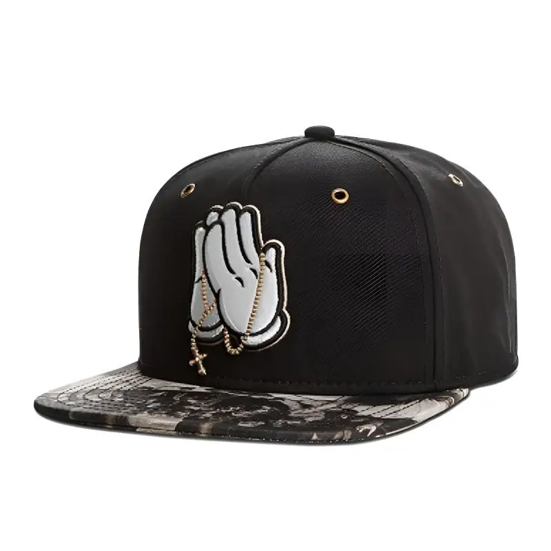 Fashion Brand GLDN Break Bread Cap Pray Jesus Christ Black Snapback Hat Spring Men Women Adult Outdoor Casual Sun Baseball Cap