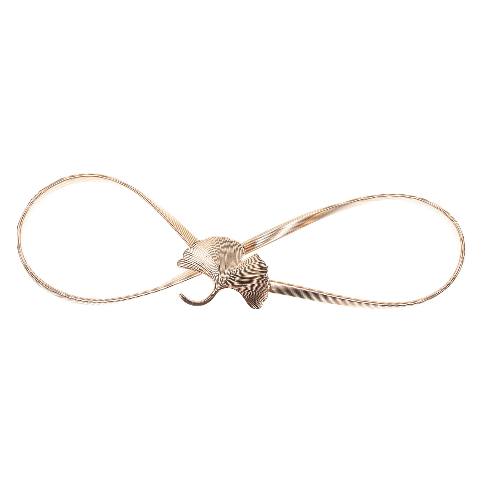

Metal Elastic Belt for Design Golden Stretch Waist Dress Belts Thin Belt For Dress Women Suitable Party Wedding