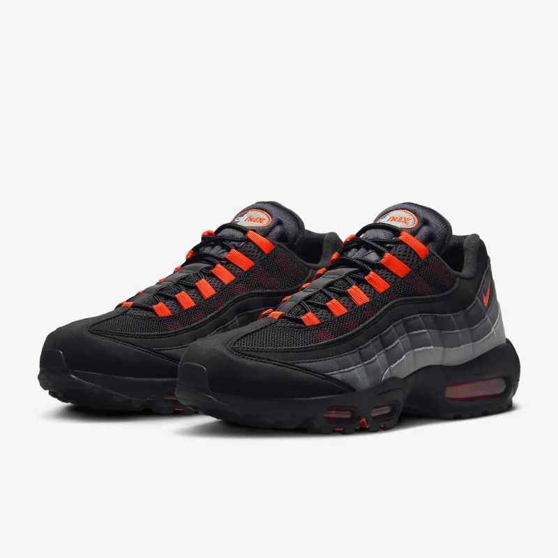 Nike Air Max 95 Original Nike Retro Sports Casual Running Shoes Air-cushioned Sneakers for Men Women Orange DA1513-001