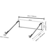 For Macbook Folding Heat Laptop Stand Adjustable Aluminum Computer Pc Tablet Stand Dissipation Notebook Tablelaptop Holder