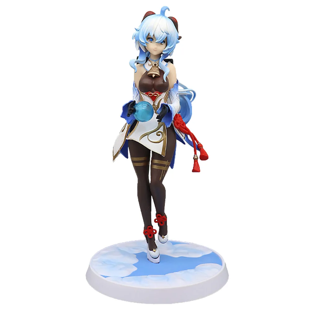 

25cm Ganyu Genshin Impact Game Anime Action Figure Stand Model Doll Figurine Collectible Collection Desktop Decor Toy For Gifts