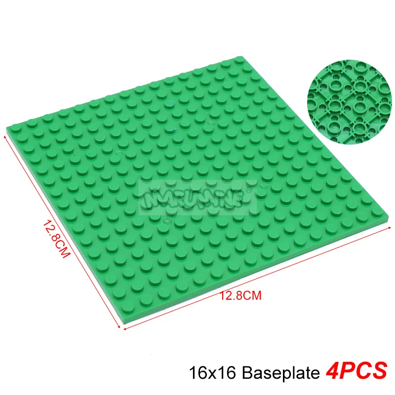 Marumine Bouwstenen Dubbelzijdige Bodemplaat 16x16 91405 Monteren Onderdelen MOC Bricks Grondplaat Idee Huis Bouwbord