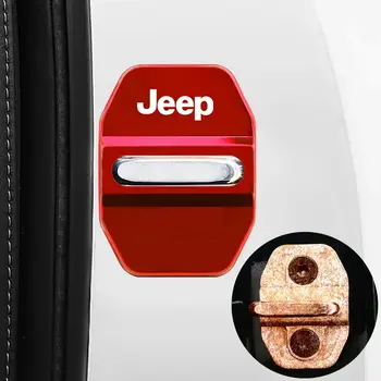 件組時尚不鏽鋼汽車罩門鎖保護罩,適用於 Jeep Renegade Compass Patriot Cherokee Wrangler 8 最佳銷售 2018款吉普指南者配件 - №3