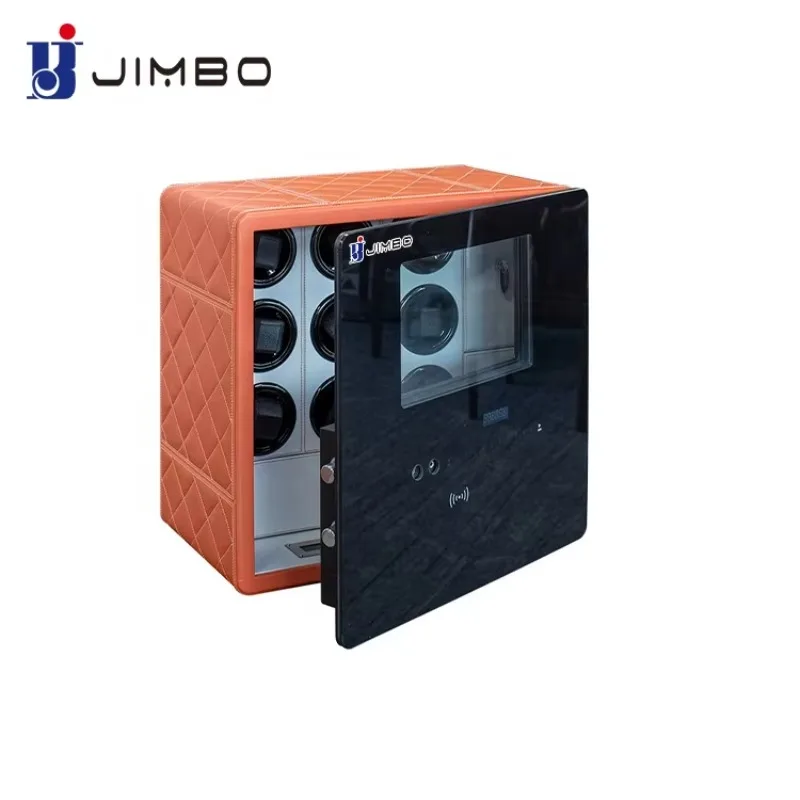 JIMBO Factory Wholesale China Glass Large Watch Cases 24 Watches Touch Screen Luxury Automatic Watch Winder Safe