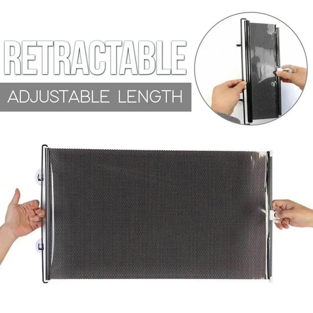 Universal  Efficient Car Auto Curtain Side Window Sunshade Flexible Car Sunscreen Wear-resistant   for Vehicle