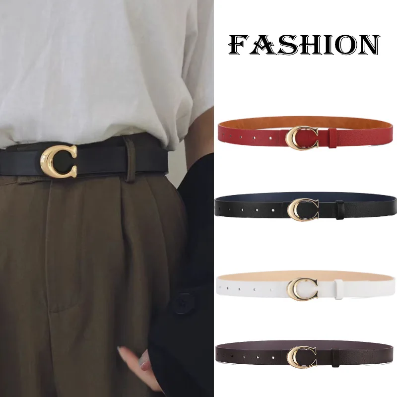 Minimalist Women's Fashion Belt Casual Versatile High-End Trendy Jeans Waist Belt