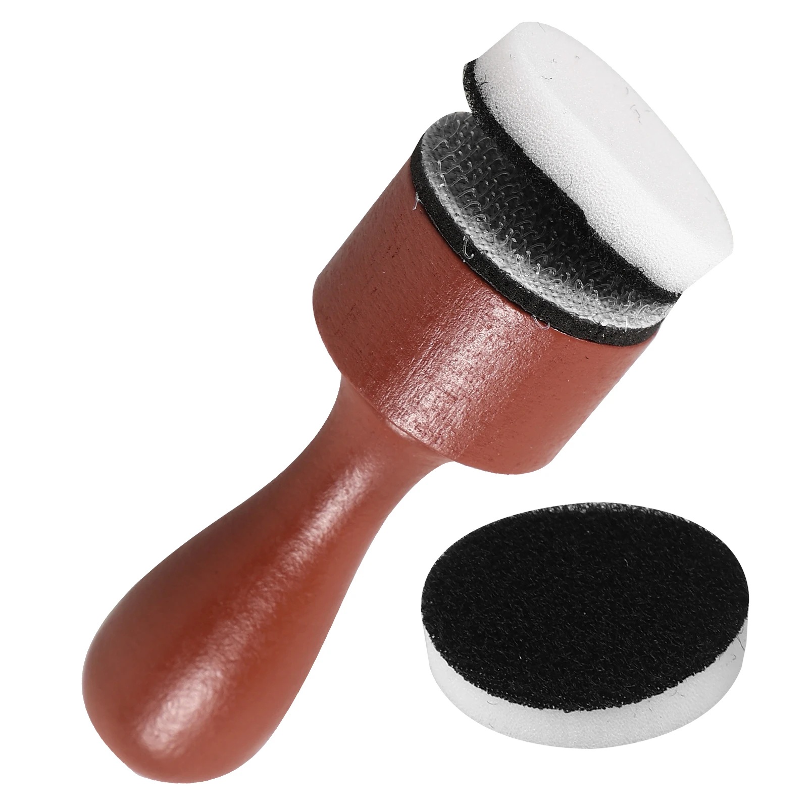 Mini Inkt Blending Tool Ronde Navulling Spons Pads 2 Platte Kop Sponzen Bruin Benodigdheden Embossing Nood Inkt Pads Crafting