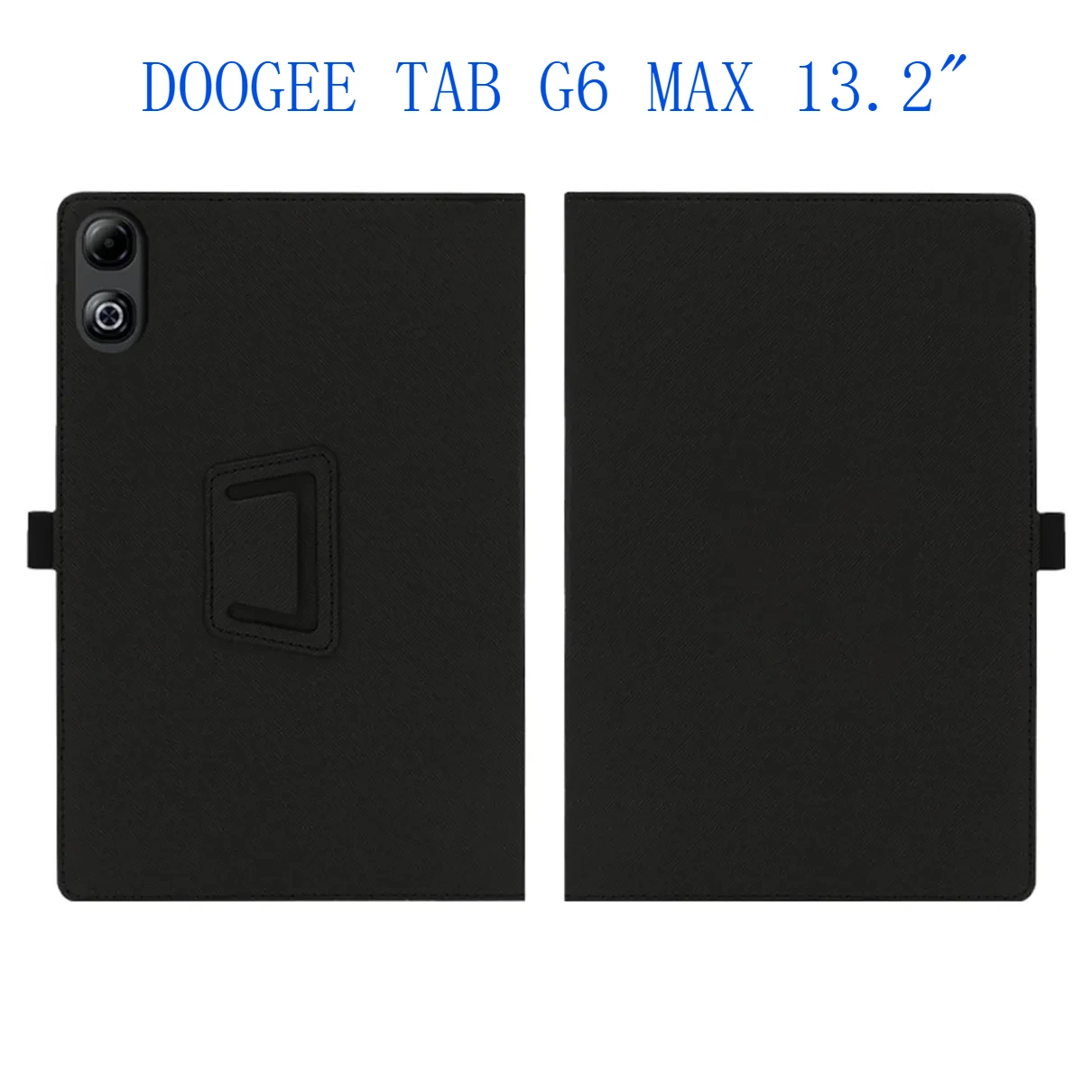 For DOOGEE TAB G6 MAX Tablet Protective Case 13.4 Inch Business Two Fold Stand Shell Pu Tablet Computer Case
