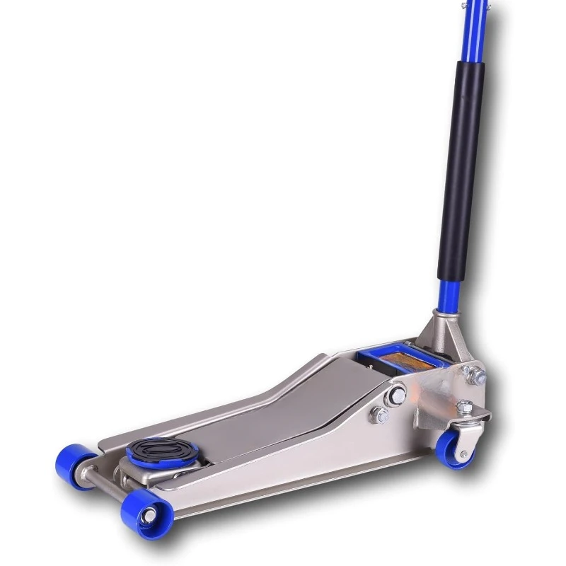 Heavy Duty Ultra Low Profile Steel Floor Jack with Quick Lift