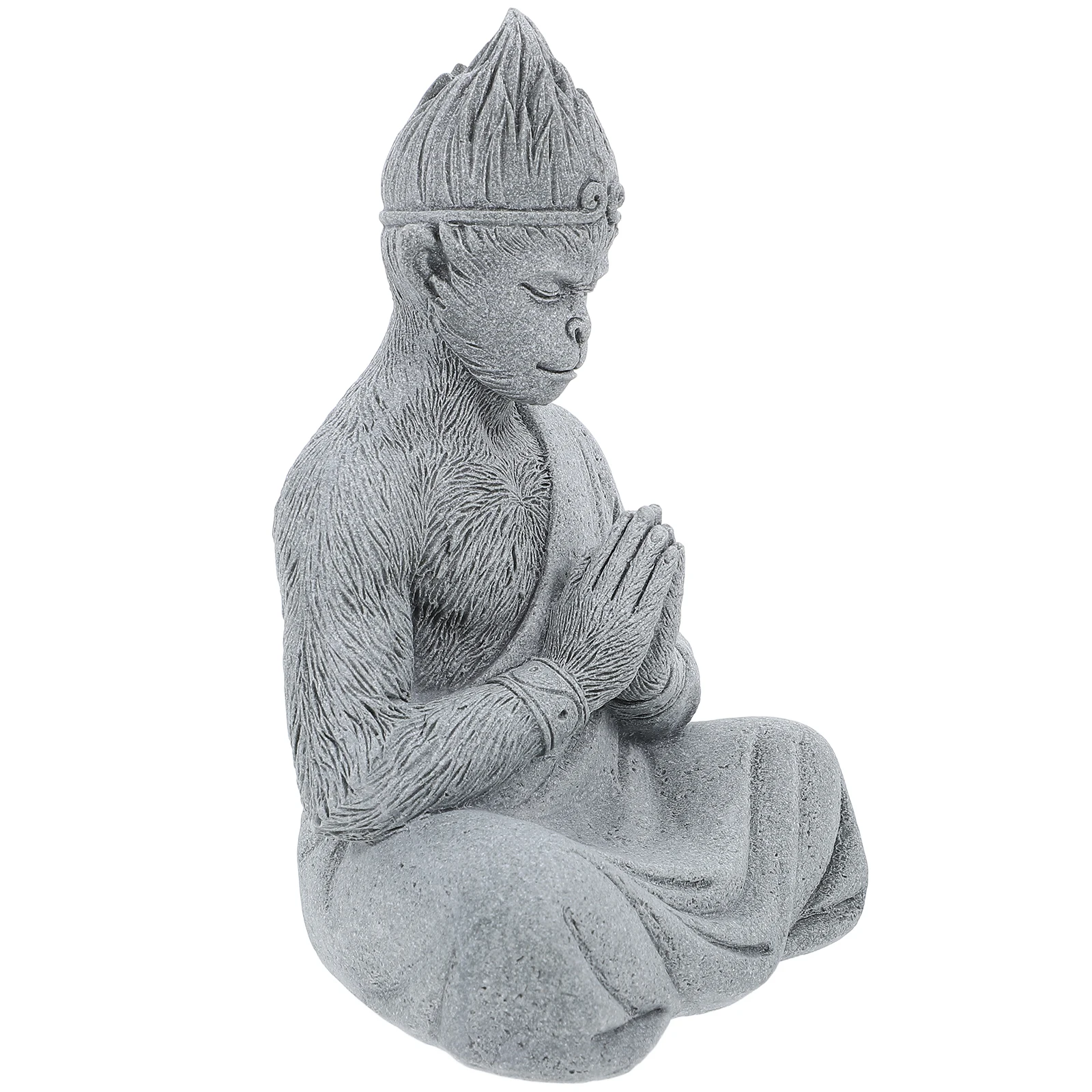 

Monkey Decorative Decor for Garden Buddha Statue For Fish Tank Fish Tank Mini Sculpture Small Buddha Statue Home