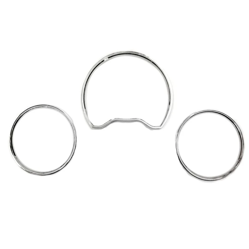 Gauge Dial Dash Cluster Rings Dashboard Cover Bezel Trim For Mercedes Benz W210 W202 W208 1996-1999 Replacement Accessories 3Pcs