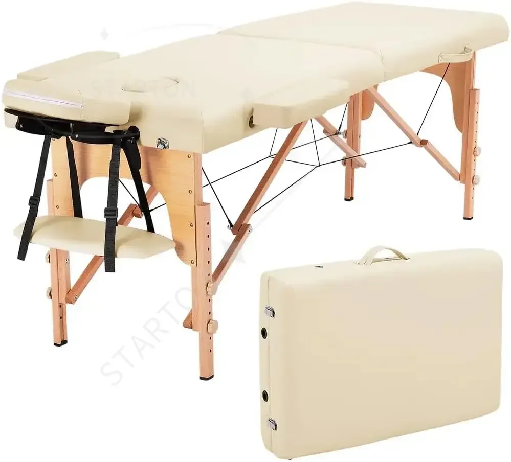 

Massage Table Portable Massage Bed Beauty Tattoo Face Cradle Bed Height 35Inch Adjustable