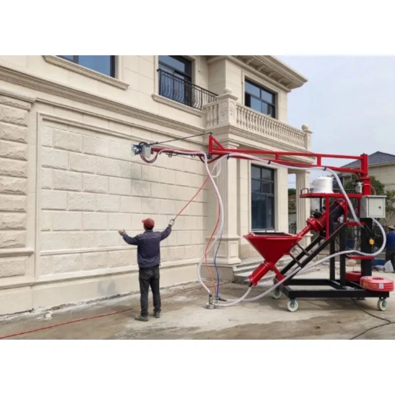 High Performance GRC Spray Machine Glass Fiber Reinforced Concrete Equipment For Decorative Panel Sculpture