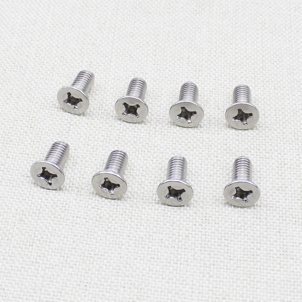 

KUMMYY 8PCS Stainless Steel Front Brake Disc Rotor Screws fit for Hyundai Kia (6mm)